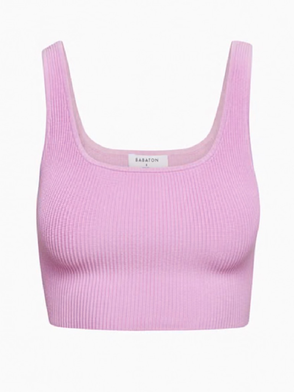Aritzia Sculpt Knit Squareneck Cropped Tank